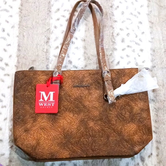 Montana West Handbags - Brand New With Tags Montana West Women's Conceal Carry Leather Tote Bag Western